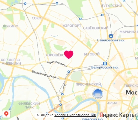 На карте