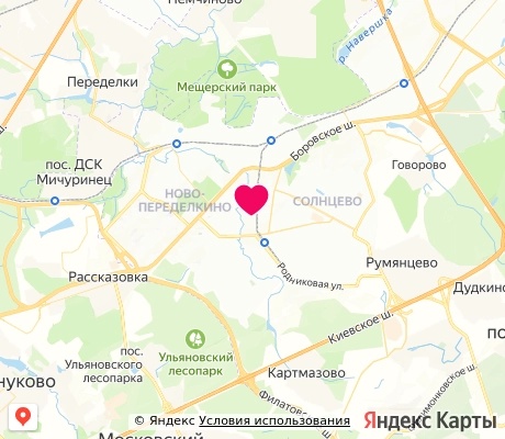 На карте