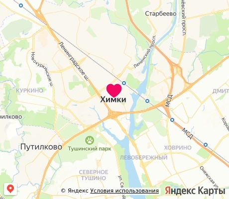 На карте