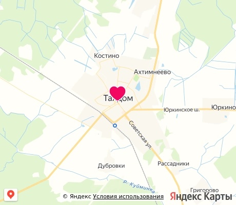 На карте