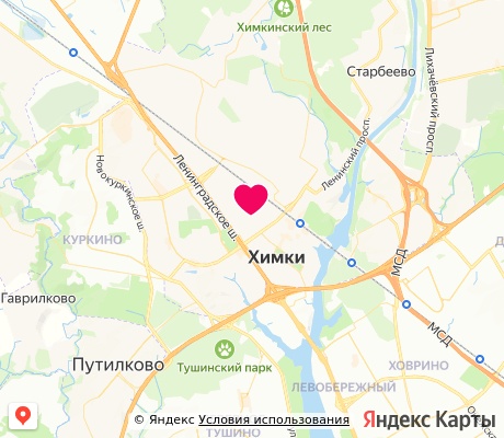 На карте