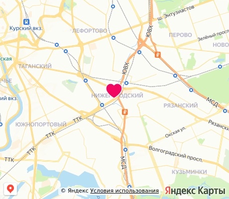 На карте