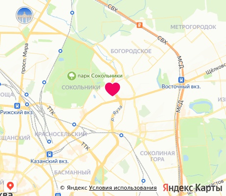 На карте