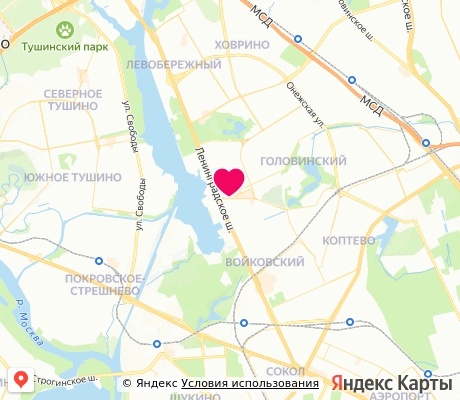 На карте