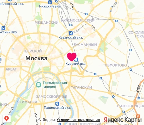 На карте