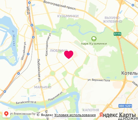 На карте