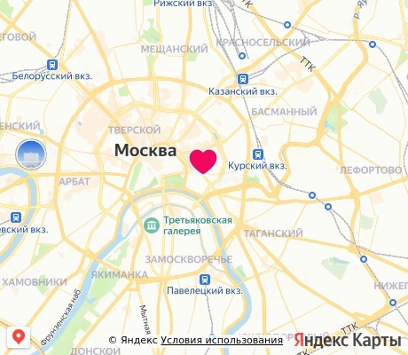 На карте