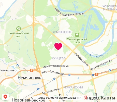 На карте