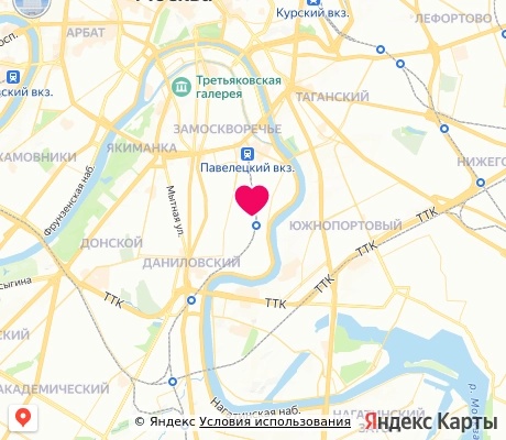 На карте