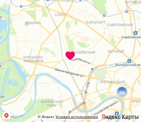 На карте