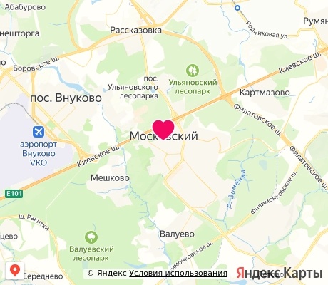 На карте
