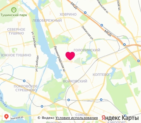 На карте