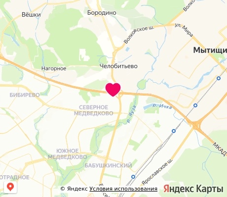 На карте