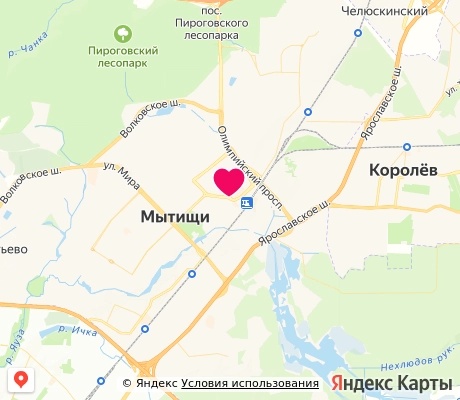 На карте