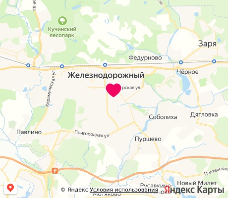 На карте