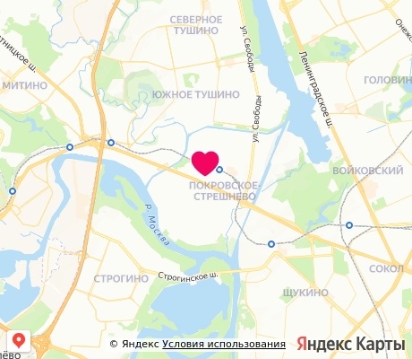 На карте