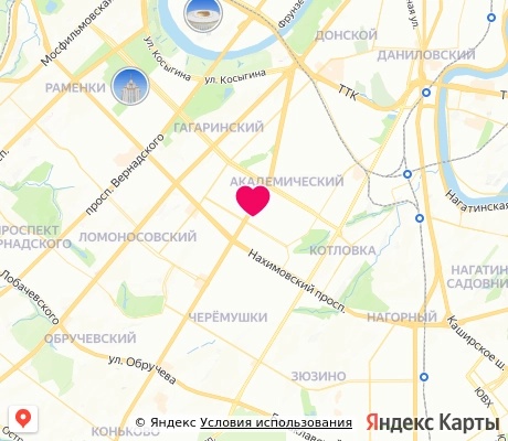 На карте