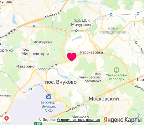 На карте
