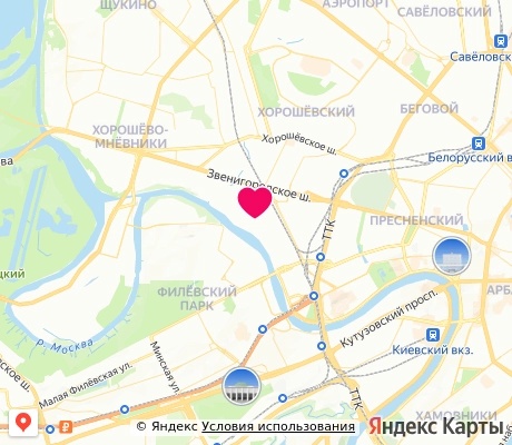 На карте