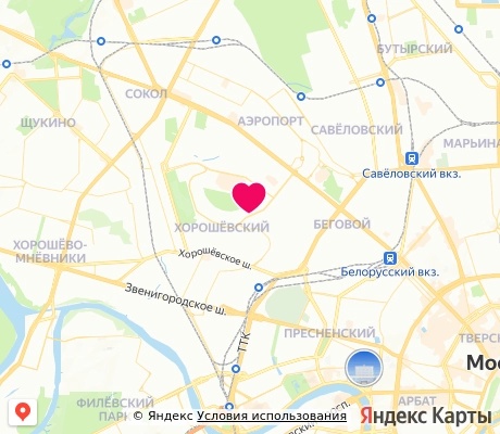 На карте