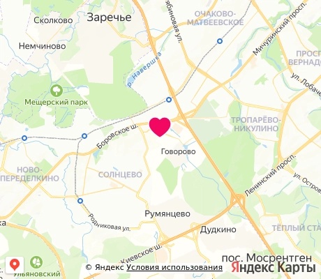На карте