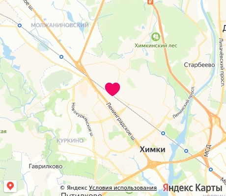 На карте