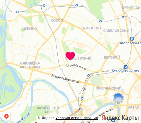 На карте