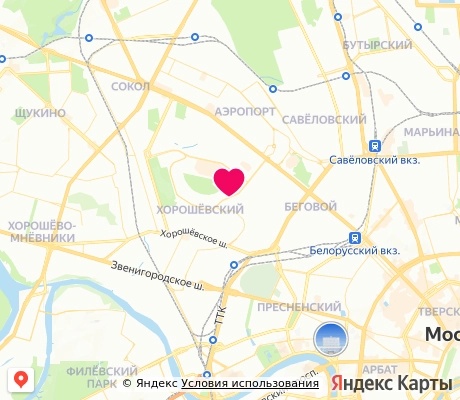 На карте