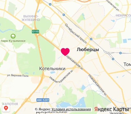 На карте