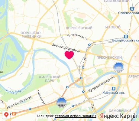 На карте