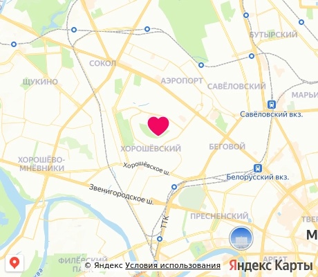 На карте