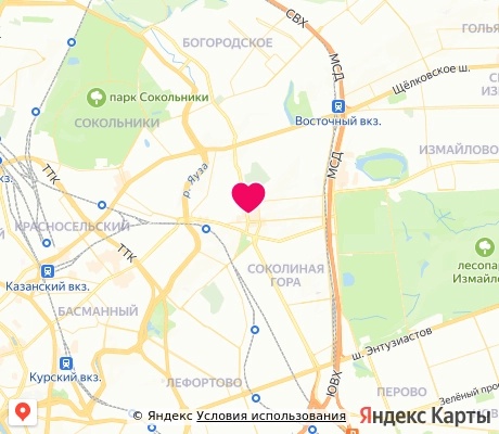 На карте