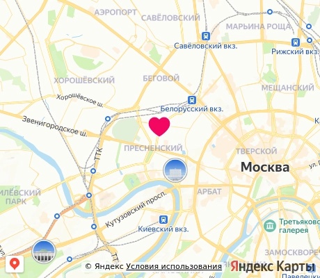 На карте