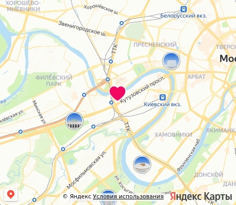 На карте
