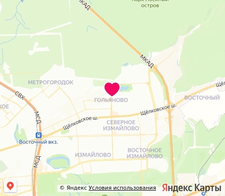 На карте