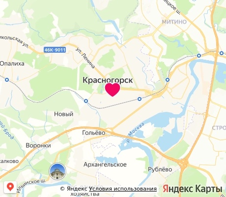 На карте