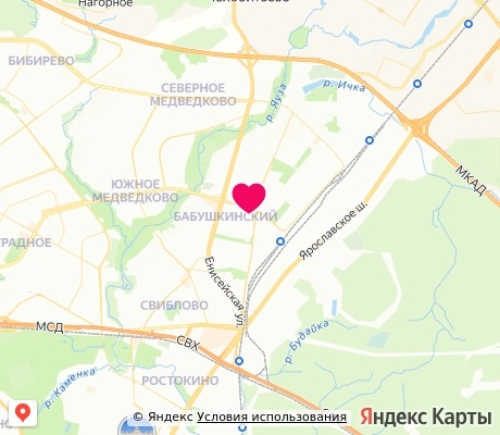 На карте