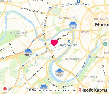 На карте