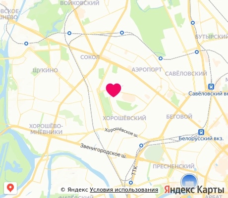 На карте