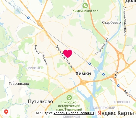 На карте