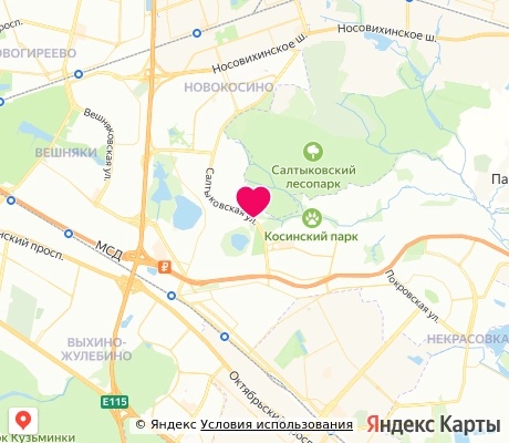 На карте