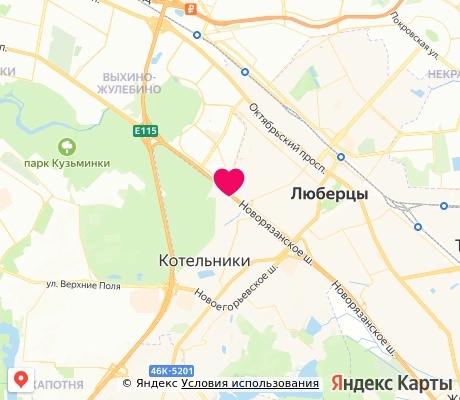 На карте