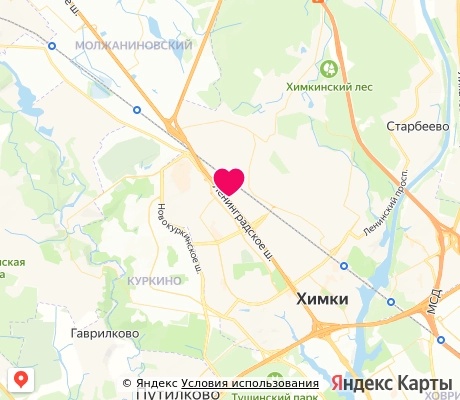 На карте