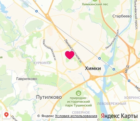 На карте