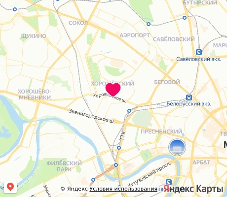 На карте