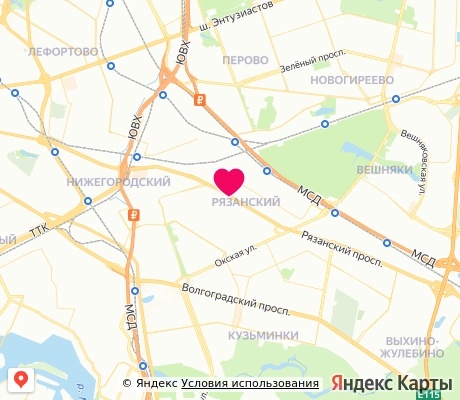 На карте