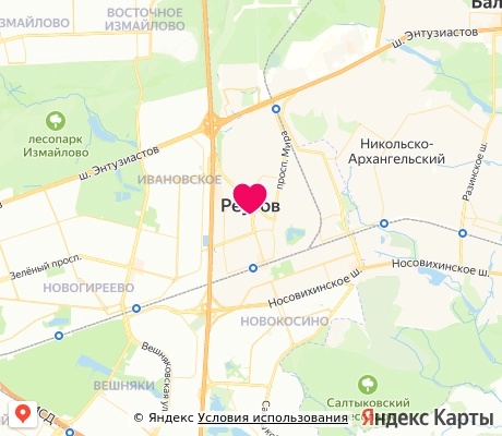На карте