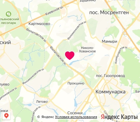 На карте