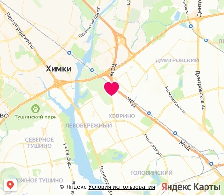 На карте