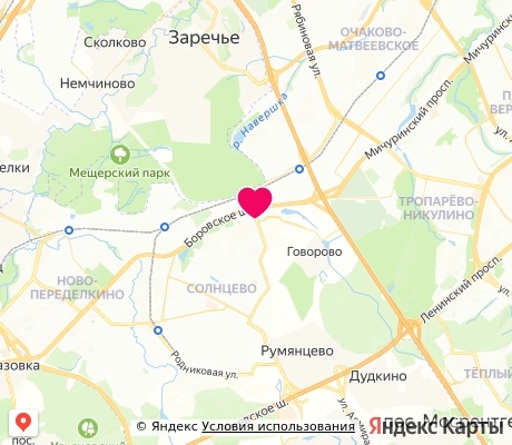 На карте